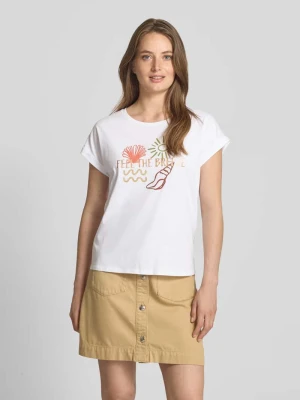 T-shirt z okrągłym dekoltem model ‘RINA’ Soyaconcept