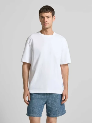 T-shirt z okrągłym dekoltem model ‘SASWIRL’ Samsøe Samsøe