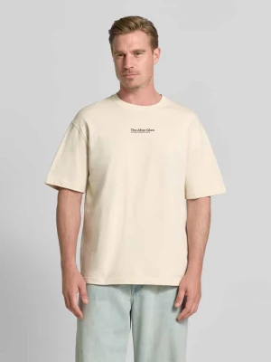 t-shirt z okrągłym dekoltem model 'Sauni' Samsøe Samsøe Beżowy