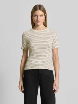 t-shirt z okrągłym dekoltem model 'Soleili' Opus