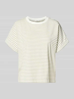 t-shirt z okrągłym dekoltem model 'Sotel' Opus