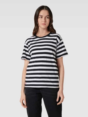 T-shirt z okrągłym dekoltem model ‘STRIPE’ Polo Ralph Lauren