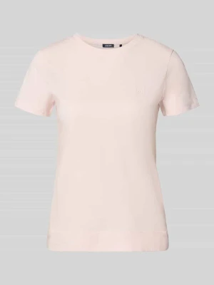 t-shirt z okrągłym dekoltem model 'Tia' JOOP! Jasnoróżowy