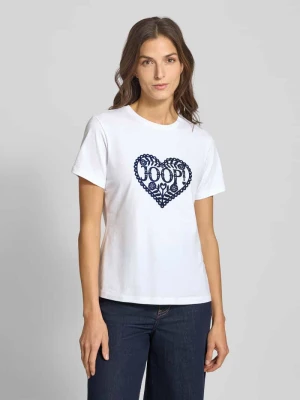 T-shirt z okrągłym dekoltem model ‘Tita’ Joop!