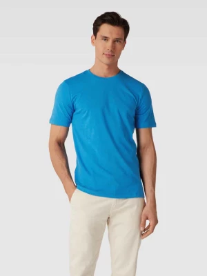 T-shirt z okrągłym dekoltem model ‘Vega’ Knowledge Cotton Apparel