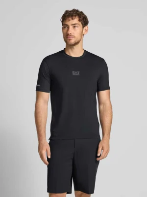 T-shirt z okrągłym dekoltem model ‘VENTUS’ EA7 Emporio Armani