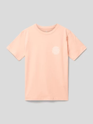 T-shirt z okrągłym dekoltem model 'Wetsuit Icon’ Rip Curl