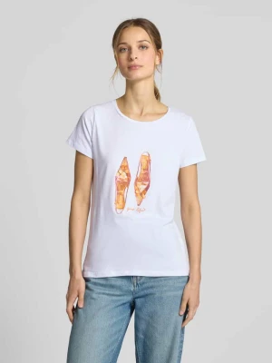 T-shirt z okrągłym dekoltem MORE & MORE