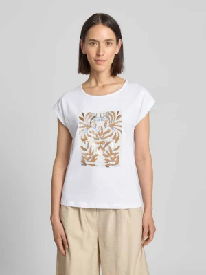 T-shirt z okrągłym dekoltem MORE & MORE