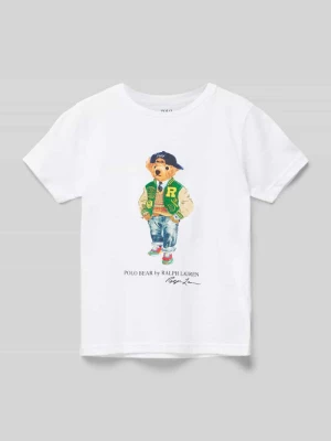 T-shirt o kroju regular fit z okrągłym dekoltem Polo Ralph Lauren Kids