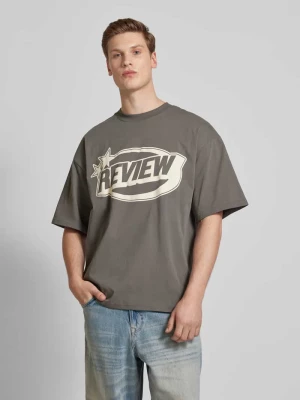 T-shirt z okrągłym dekoltem REVIEW