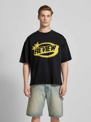 T-shirt z okrągłym dekoltem REVIEW