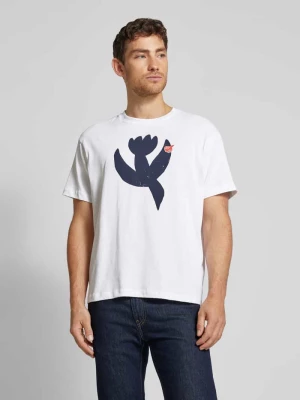 T-shirt z okrągłym dekoltem Scotch & Soda