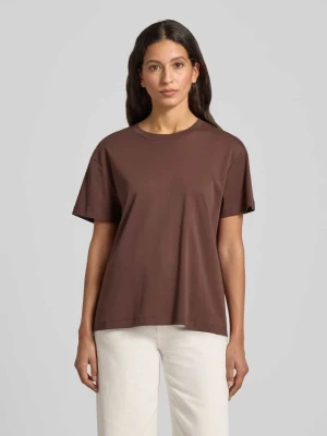T-shirt z okrągłym dekoltem Stefanel