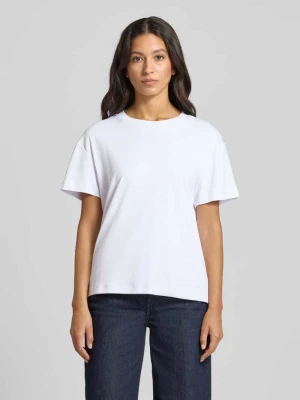 T-shirt z okrągłym dekoltem Stefanel