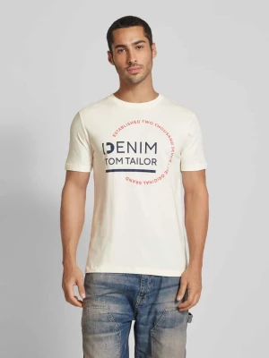 T-shirt z okrągłym dekoltem Tom Tailor Denim