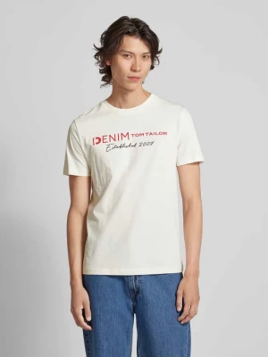 T-shirt z okrągłym dekoltem Tom Tailor Denim