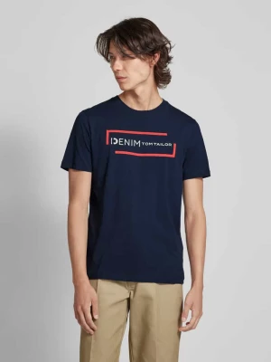 T-shirt z okrągłym dekoltem Tom Tailor Denim