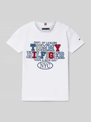 T-shirt z okrągłym dekoltem Tommy Hilfiger Kids