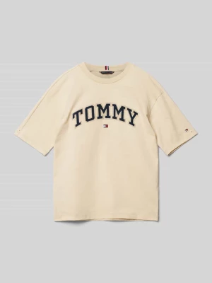 T-shirt z okrągłym dekoltem Tommy Hilfiger Teens