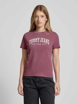 T-shirt z okrągłym dekoltem Tommy Jeans