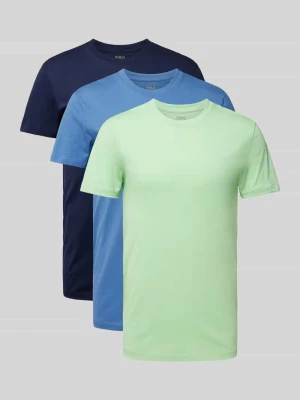 T-shirt z okrągłym dekoltem w zestawie 3 szt. model ‘CREW’ Polo Ralph Lauren Underwear