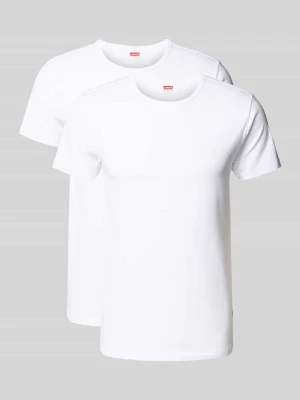 T-shirt z okrągłym prążkowanym dekoltem w zestawie 2 szt. Levi's®