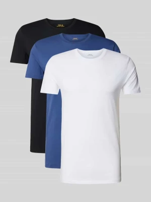 T-shirt z okrągłym prążkowanym dekoltem w zestawie 3 szt. Polo Ralph Lauren Underwear