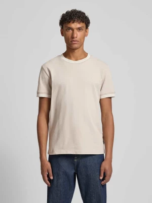 t-shirt z paski w kontrastowym kolorze model 'Jose' JOOP! Collection