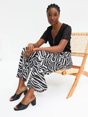 T-shirt z prążkowanej bawełny bonprix