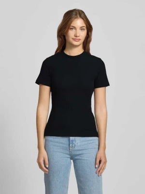 T-shirt z prążkowaniem Marc O'Polo DENIM