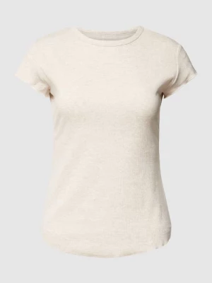 T-shirt z prążkowaniem model ‘Go Ribbed’ Sloggi