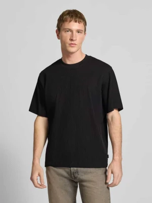 T-shirt z prążkowaniem model ‘HARRISON’ jack & jones