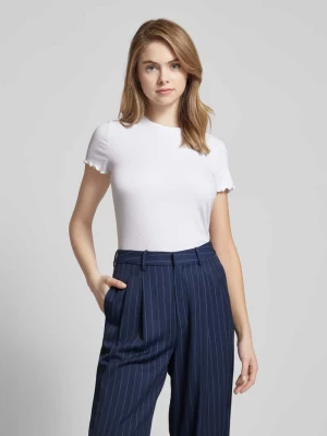 Zdjęcie produktu T-shirt z prążkowaniem model ‘NICCA’ Pieces