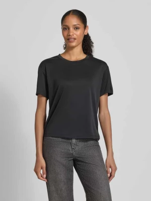 T-shirt z prążkowanym okrągłym dekoltem Jake*s Casual