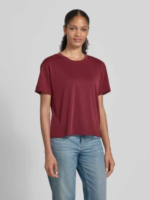 T-shirt z prążkowanym okrągłym dekoltem Jake*s Casual