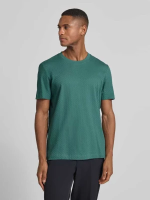 T-shirt z prążkowanym okrągłym dekoltem JOOP! Collection