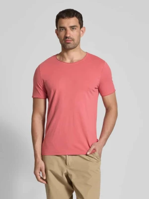 T-shirt z prążkowanym, okrągłym dekoltem model ‘Cesare’ JOOP! JEANS