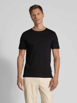 Zdjęcie produktu T-shirt z prążkowanym, okrągłym dekoltem model ‘Tessler’ Boss