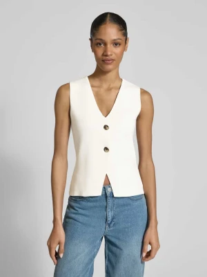 T-shirt z prążkowanym okrągłym dekoltem Rich & Royal