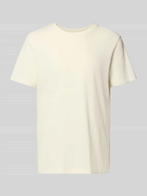 T-shirt z prążkowanym okrągłym dekoltem Superdry