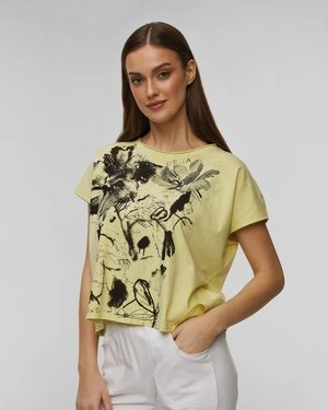 T-shirt z printem damski Deha