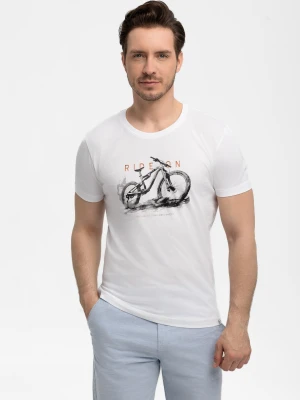 T-shirt z printem roweru T-RIDEON Volcano