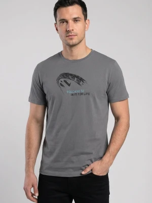 T-shirt z printem T-INIT Volcano