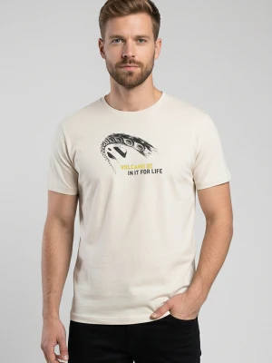 T-shirt z printem T-INIT Volcano