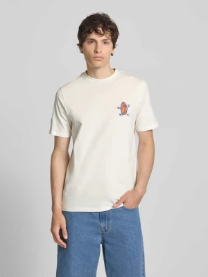 T-shirt z przeszyciami model 'SUN ISLAND' Blend