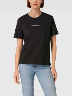 T-shirt z przeszytymi zakładkami na rękawach model ‘Terina’ MSCH Copenhagen