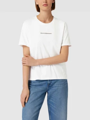 T-shirt z przeszytymi zakładkami na rękawach model ‘Terina’ MSCH Copenhagen
