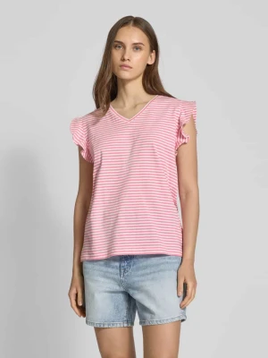 T-shirt z rękawami z falbaną Marc O'Polo DENIM
