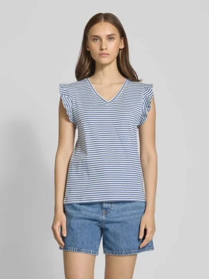 T-shirt z rękawami z falbaną Marc O'Polo DENIM